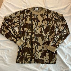 Camo Crewneck Top